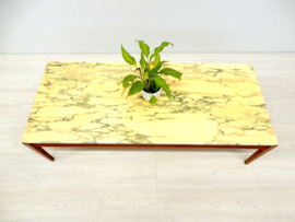 retro vintage salontafel tafel marmer jaren 60