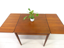 retro vintage eettafel tafel jaren 60 teak klein