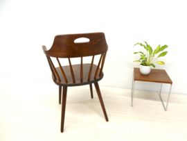 retro vintage stoel spijlenstoel jaren 50 Yngve Ekström
