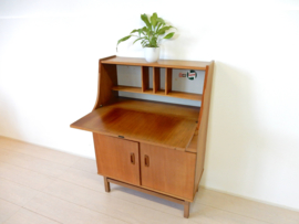 retro vintage kast secretaire bureau jaren 60