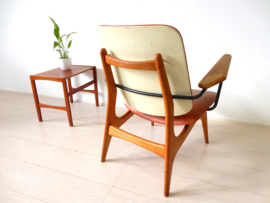 Vintage fauteuil Webe Louis van Teeffelen jaren 50