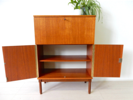 retro vintage kast secretaire bureau jaren 60