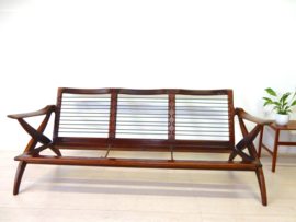 retro vintage bank jaren 60 design Topform teak