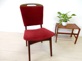 retro vintage stoel eetkamerstoel jaren 60 design teak