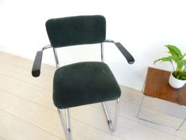 retro vintage stoel eetkamerstoel Gispen nr107 bureaustoel
