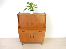 retro vintage kast secretaire bureau jaren 60