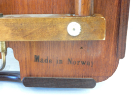Bijzettafel dienblad AASE DREIERI GANDDAL NORWAY teakhout