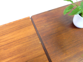 retro vintage eettafel tafel jaren 60 teak klein