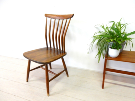 retro vintage stoel Akerblom spijlenstoel jaren 50 zweden