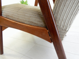 retro vintage fauteuil stoel design jaren 60 teak