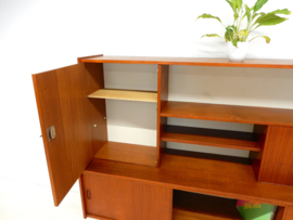 retro vintage boekenkast kast wandmeubel jaren 60 dressoir