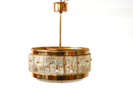 Vintage hanglamp Messing jaren 60