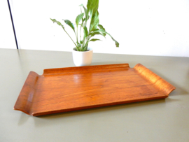 Vintage dienblad jaren 60 teakhout