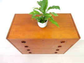 XL retro vintage ladekast kast jaren 60 teak hout