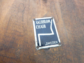 retro vintage stoel Akerblom spijlenstoel jaren 50 zweden
