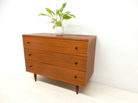 retro vintage ladekast kast dressoir tv meubel jaren 60 teak