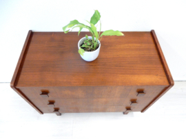 retro vintage ladekast kast dressoir tv meubel jaren 60 teak