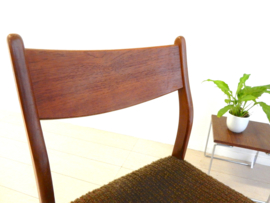 retro vintage stoel eetkamerstoel jaren 60 design teak
