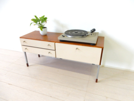retro vintage ladekast kast dressoir lp kast jaren 70