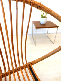 retro vintage rotan fauteuil stoel kast jaren 60 / 70 riet