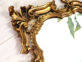 retro vintage spiegel goud brocante