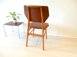vintage stoel eetkamerstoel jaren 60 design mid century