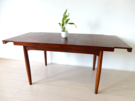 Vintage jaren 60 eettafel palisander hout