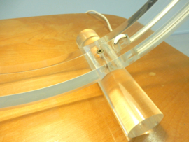 vintage plexiglas tafellamp dressoir lamp space age jaren70