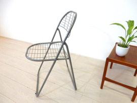 Vintage draadstoel klapstoel stoel Niels Gammelgaard IKEA