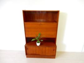 retro vintage boekenkast kast dressoir jaren 60