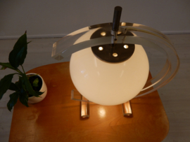 vintage plexiglas tafellamp dressoir lamp space age jaren70