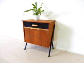 klein retro vintage ladekast kast dressoir tv meubel jaren60