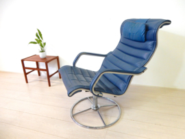 Vintage BRUNO MATHSSON fauteuil stoel design leer