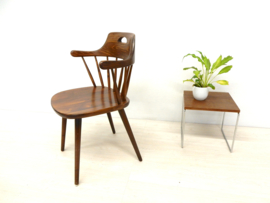retro vintage stoel spijlenstoel jaren 50 Yngve Ekström