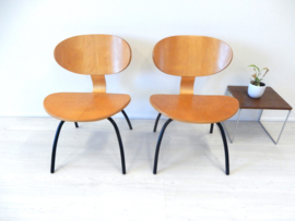 Vintage Plywood Fauteuil Stoel Design Jaren 80 Ikea