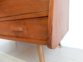 vintage kast dressoir jaren 60 lp kast platen audiomeubel
