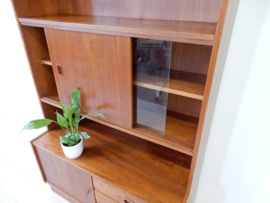 retro vintage boekenkast kast dressoir jaren 60 wandkast