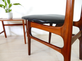 retro vintage stoel eetkamerstoel jaren 60 teak