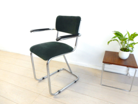 retro vintage stoel eetkamerstoel Gispen nr107 bureaustoel