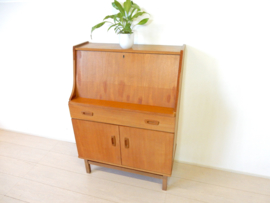 retro vintage kast secretaire bureau jaren 60