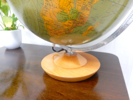 retro vintage wereldbol globe lamp tafellamp voor 1986