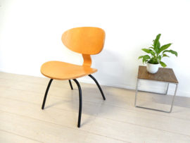 retro vintage plywood fauteuil stoel design jaren 80 ikea