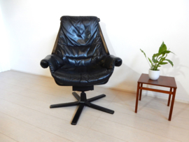 Vintage fauteuil stoel G mobel Zweeds jaren 60 leer