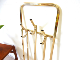 retro vintage kapstok jaren 70 goud kleur