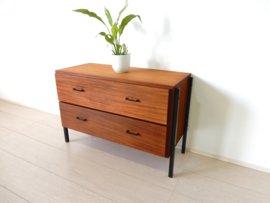 Vintage ladekast laag model jaren 60