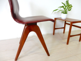 retro vintage stoel jaren 60 eetkamerstoel teak