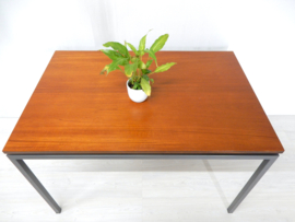 retro vintage eettafel tafel jaren 60 70 metaal teakhout