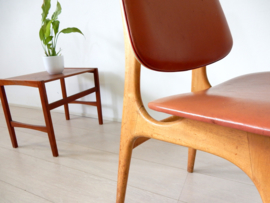 Vintage webe Louis van Teeffelen stoel eetkamerstoel