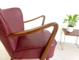 vintage club fauteuil cocktail fauteuil stoel jaren 50 / 60