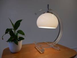 vintage plexiglas tafellamp dressoir lamp space age jaren70